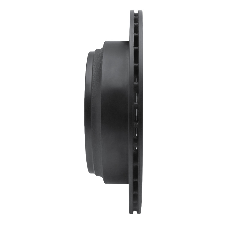 Acura SLX Brake Rotor (1) - Rear Left - R1 Concepts - Drilled & Slotted - Black - `92-`04